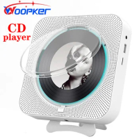 VCD CD Player Bluetooth 5.0 sPeaker Player LED Screen CD/FM/USB/AUX/TF Mode HiFi Stereo Built-in Speaker With Remote Control