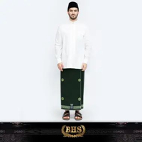 Sarung BHS Classic Gold Motif C45 SSJ SJ Hijau