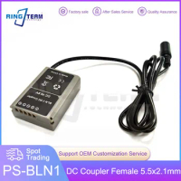 Female DC Connector PS-BLN1 BLN-1 BLN1 Dummy Battery Coupler for Olympus OM-D E-M5 II 2 E-M1 PEN E-P5 Digital Cameras