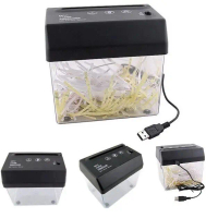 Mesin Penghancur Kertas Mini/Mini Shredder Paper Machine With Usb