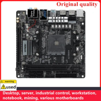 Used For ASROCK A320M-ITX MINI ITX A320i Motherboards Socket AM4 DDR4 32GB For AMD A320 Desktop Mainboard SATA III USB3.0