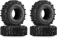 INJORA 41 * 14mm 0.7" Cling On Tires for 1/30 Axial SCX30 Upgrade (T7020)