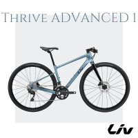 【GIANT】Liv THRIVE ADVANCED 1 女性碳纖平把公路自行車 XS吋(認證自行車)