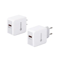 1000pcs Fast Adaptive Charge QC 3.0 5V 2.4A 9V 1.8A 12V 1.5A Eu US Uk Ac home wall charger for iphone for samsung s7 s8