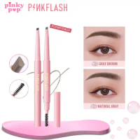 PINKFLASH OhMyEmoji  Pensil Alis Otomatis Lembut Long-Lasting 8h Tahan air  bukti keringat  Pigmente
