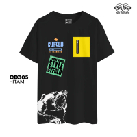 CYFCLO Kaos Edisi Kantong Seleting New CD305 Bear Cyfclo Unik Pria Wanita Bahan Cotton Combed 24s Sa