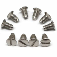 10 PCS Silver Industrial Sewing Machine Needle Plate Screws For Brother Singer Sewing Machine Parts Accessories Tools