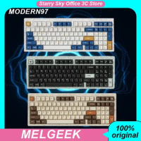 MelGeek Modern97 Mechanical Keyboard Bluetooth wired wireless 3mode Hot swapping 97 key RGB Game office keyboard PC accessories