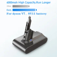 Battery for dyson v7 battery Animal Trigger + Motorhead Pro Fluffy Mattress Vacuum Cleaner 21.6V 4000mah Rechargeable Batteries