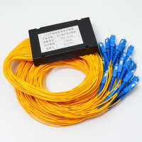 Free Shipping ABS Box Fiber Optical PLC Splitter 1x32 SC/UPC Connector 2.0mm 1m