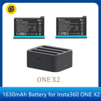 Insta360 ONE X2 1630mAh Battery and Fast Charge Hub For Insta 360 ONE X2 High Capacity Original Accessories