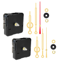 Set Penunjuk Pergerakan Jam, 2PCS, Jam Dinding Kuarza Senyap, Hiasan Rumah DIY, Alat Ganti untuk Pro