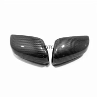 2Pcs Black/Carbon Car Rear View Mirror Shell Panel Cover Sticker Trim Car Styling Accessories For BMW 3 Series G20 2019-2021