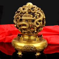 銅九轉乾坤擺件 九轉乾坤工藝家居創意裝飾品擺件貔貅銅時來運轉 居家擺件 居家擺飾