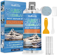 Marine Fiberglass Repair Kit for Boats Gel Coat Repair Kit for Boats Gelcoat Repair Kit Fix Holes Ch