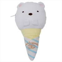 日貨 角落小夥伴 白熊 零錢包 冰淇淋 娃娃 玩偶 包包 Sumiko 角落生物 正版 J00015164