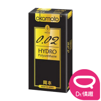 【Dr. 情趣】岡本Okamoto 002 HYDRO水感勁薄保險套 6入/盒