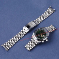 New Arrival 20mm Jubilee Hollow Endband with Oyster Deployment Clasp Stainless Steel Watchband For Seiko Prospex Alpinist SPB121