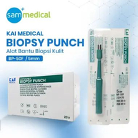 KAI Medical Biopsy Punch / Disposible biopsy - PERSATUAN - 5.0mm