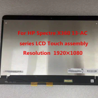 Montaje de Panel LCD con digitalizador de pantalla táctil, 13,3 pulgadas, para HP Spectre X360, 13-AC, 13-AC033DX, 918033-001