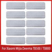 for Xiaomi Mijia Deerma TB500 TB800 Mop for Mi Mijia Water Spray Mop 360 Rotating Cleaning Cloth Head Wooden Carbon Fiber Cloth