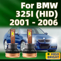 2pcs LED Car Headlights D2S 50000LM High Power Auto Bulbs 1:1 Xenon For BMW 325I 2001 2002 2003 2004 2005 2006