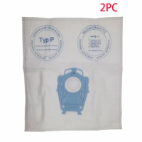 2 Pcs Vacuum Cleaner Microfleece Type P Filter Dust Bag for Bosch Hoover Hygienic professional BSG80000 468264