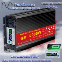 Pure Sine Wave Inverter DC 12v/24v To AC 110V/220V 2000W 3000W 4000W 5000W Voltage Transformer Power Converter Solar Inverter