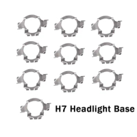 10pcs H7 LED Headlight Bulb Adapter Socket Holder Retainer Auto LED Bulb Holder Lamp Base for Volkswagen BMW Audi Mercedes-Benz