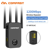 Wifi Repeater 5Ghz Wi Fi Extender 1200Mbps OLED Display Wi-Fi Amplifier 802.11AC Home Long Range 2.4G Wireless Signal Booster
