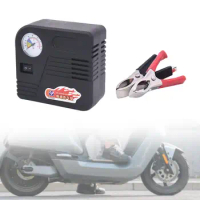 Motorcycle Tire Inflator 12V Air Pump Portable Air Compressor for Motorbike Outdoor Riding E Bike Electric Scooters Bike