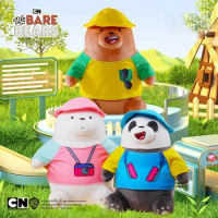 New Original We Bare Bear Outing Modeling 25cm Field Trip Bear Plush Cute Dolls High Quality Stuffed Animal Toy Lovely Gift