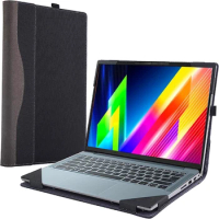 Case For ASUS Vivobook 15 15X OLED X1503 M1503 X1505 Zenbook 15 UM3504 Split Portable PU Leather Protective Cover Laptop Sleeve