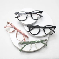 Kacamata Kotak Photocromic Anti Blueray Bluecromic Untuk Pria & Wanita Lensa Minus 2344 Pink,Frame S