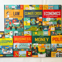 7 Books Usborne Money Business Economics Philosophy Politics for Beginners Kids English Picture Book Hardcover Age 10 to 13+