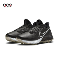 Nike 高爾夫球鞋 Air Zoom Infinity Tour 寬楦 男鞋 黑 白 防水 氣墊 鞋釘 高球 CT0541-077