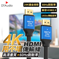 【聆翔】4K HDMI 2.0版 5米(4K 2K高清線 60Hz 18Gbs 工程線 電視線 電視傳輸線 螢幕線)