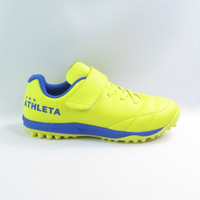 ATHLETA Jr. VC 21014JFYE 中童 足球鞋 碎釘鞋 合成皮 魔鬼氈 經典黃【iSport愛運動】
