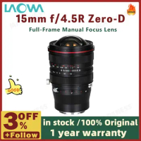 Venus Optics Laowa 15mm f/4.5R Zero-D Shift Lens Full-Frame Manual Focus Lens for Nikon F Canon EF Pentax K Leica L Sony E