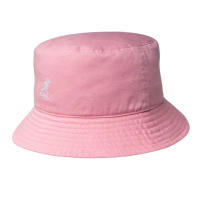 【KANGOL】WASHED BUCKET 漁夫帽(奶油粉色)