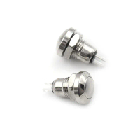 2pcs 8mm mini mikro 2pin log masuk kalis air tetapi boleh digunakan