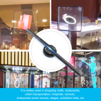 42CM 224LED 3D WiFi Hologram Projector LED Fan Holographic Advertising Machine Imaging Hologram Player