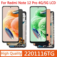 Original For Xiaomi Redmi Note 12 Pro 4G ‎2209116AG lcd touch screen digitizer Assembly For Redmi Note 12 Pro 22101316C SCreen
