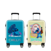 【Disney 迪士尼】20吋行李箱-史迪奇(2色可選 旅行箱 海關鎖 雙排飛機輪)