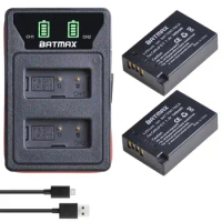Batmax LP-E17 LPE17 Battery+LED Dual Charger for Canon EOS RP 200D 250D M3 M5 M6 750D 760D 800D 8000D Rebel SL2 SL3 T6i T6s