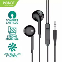 Robot RE10 In Ear Wired Headset Handsfree Earphone