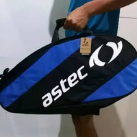 Tas Raket Badminton Astec Johnson Unisex 6 Racket Bag. Blue. ASCBGU4UB1BU