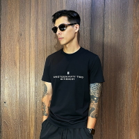 美國百分百【全新真品】GIVENCHY 短袖 棉質 T恤 紀梵希 上衣 LOGO 短T 黑色 CP26