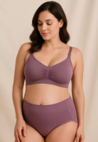 Kiss & Tell Grace Nursing Push Up Bra in Purple Maternity Bra