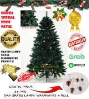 GRATIS HIASAN Pohon natal PREMIUM snow drop fir tree JD1788 2FT 60CM 3FT 90CM 4FT 120CM 1,2METER 5T 